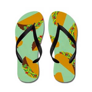Taco Flip Flops