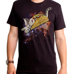 cat and taco shirt